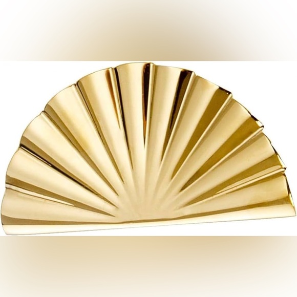 NWT Semi-Circle Gold Dresser Handles - Picture 1 of 3